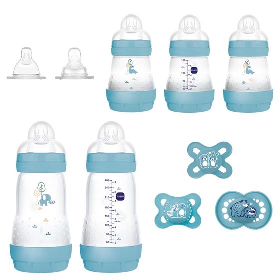 Imagem de Conjunto de presentes MAM Newborn Essentials Baby com mamadeiras anticólicas