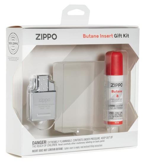 Imagem de Conjunto de Presentes Zippo White - Isqueiro Duplo com Inserção de Butano