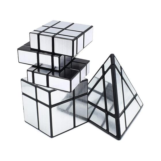 Imagem de Conjunto de Puzzle AI-YUN Speed Cube - 3 Cubos Espelho (2x2 e 3x3)