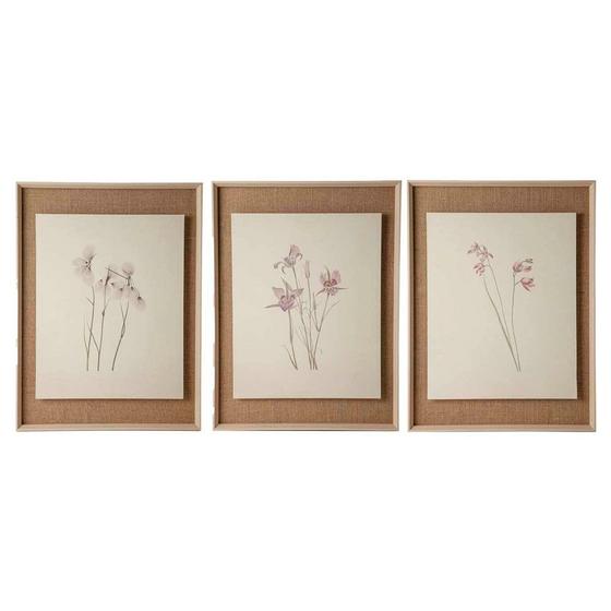 Imagem de Conjunto de  Quadros Flora 3 peças