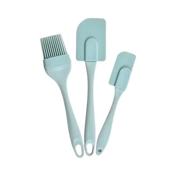 Imagem de Conjunto De Raspador De Creme, Espátula De Silicone, Espátula De Manteiga, Escova De Óleo,