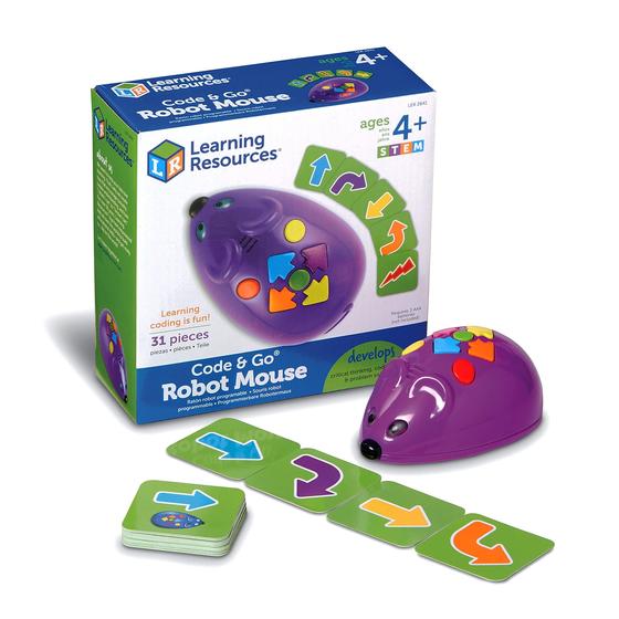 Imagem de Conjunto de Robô Mouse de Programação STEM - 31 Peças (4+)