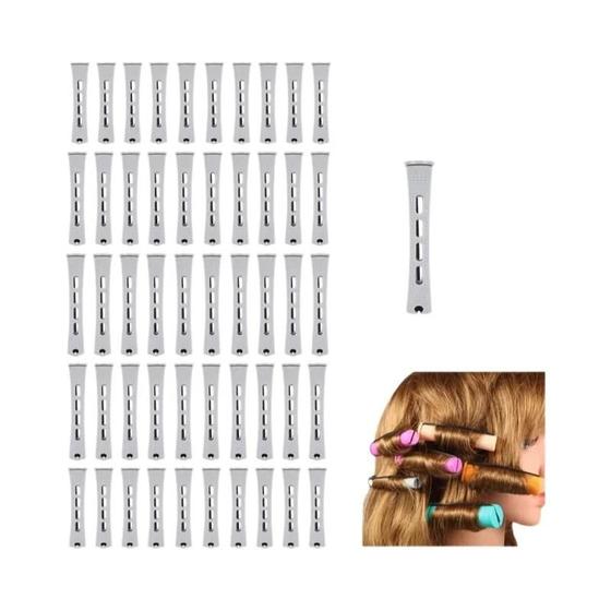 Imagem de Conjunto De Rolos De Cabelo Femininos, 50 Peças, 5 Tamanhos, Hastes Permanentes, Ondas Frias,