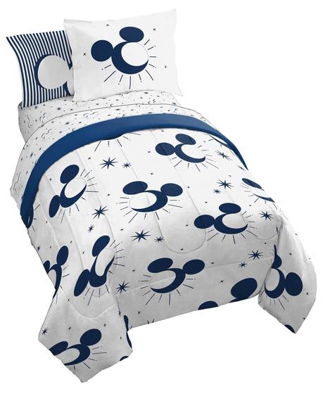 Imagem de Conjunto de Roupa de Cama Disney Mickey Mouse Jay Franco - Tamanho Queen (7 Peças)