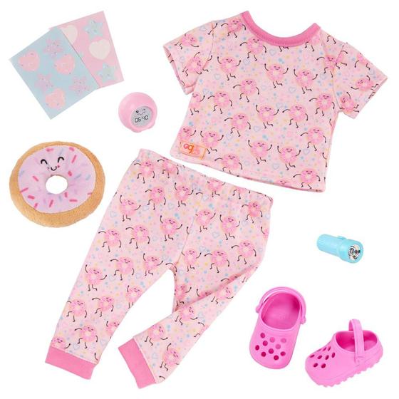 Imagem de Conjunto de Roupa Our Generation Pijama Dreaming of Donuts