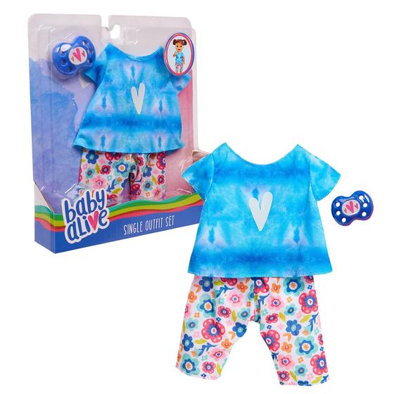 Imagem de Conjunto de Roupa para Boneca Baby Alive, Camiseta Tie Dye