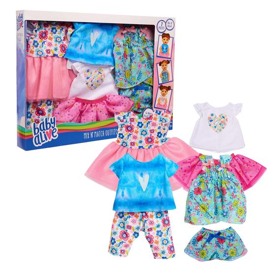 Imagem de Conjunto de roupas Baby Alive Mix N' Match para bonecas de 30 a 35 cm