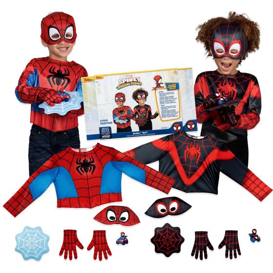 Imagem de Conjunto de roupas Jazwares Costume Play Marvel Spidey and Spin