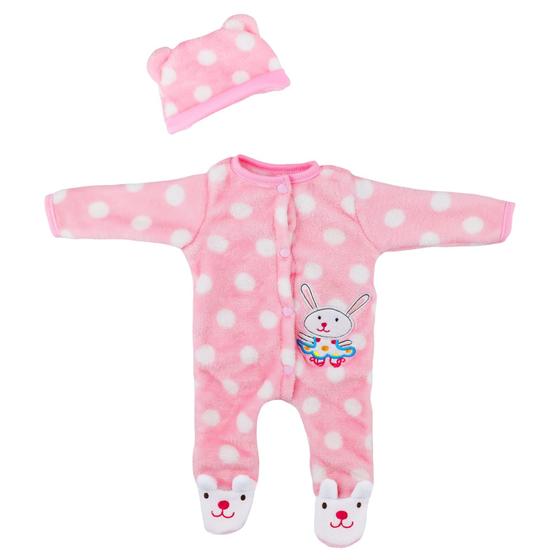 Imagem de Conjunto de roupas para bonecas Reborn Dolls Girl de 17 a 19 polegadas com chapéu 100% algodão