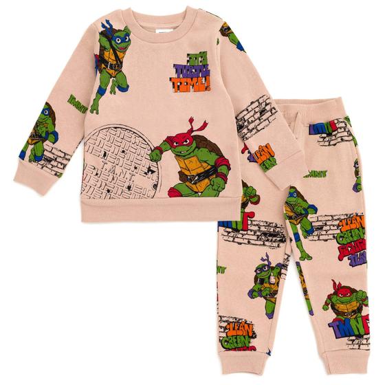 Imagem de Conjunto de roupas Teenage Mutant Ninja Turtles Boys 5T Fleece