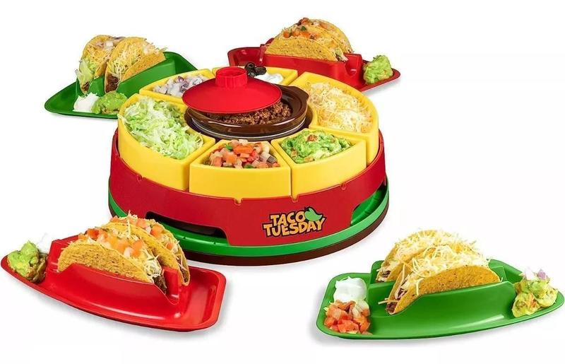 Imagem de Conjunto De Servir Taco Tuesday Aquecido