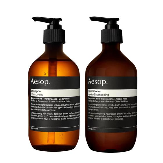 Imagem de Conjunto de shampoo e condicionador Aesop Bergamot Rind 500mL