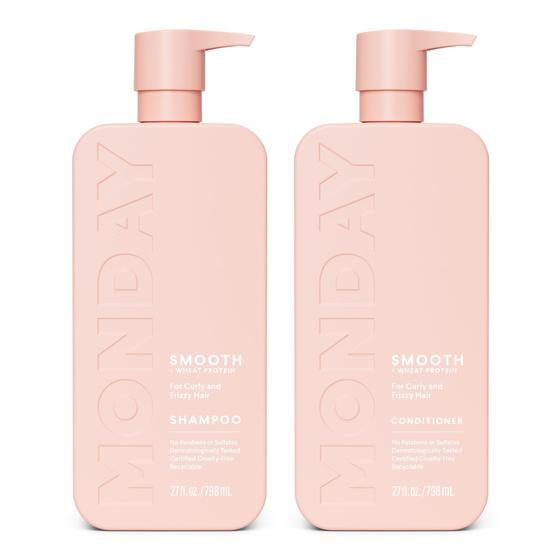 Imagem de Conjunto de shampoo e condicionador MONDAY HAIRCARE Smooth 800mL (2x400mL)