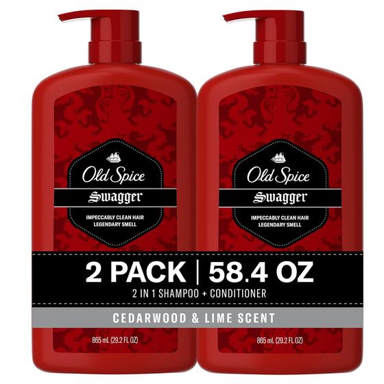 Imagem de Conjunto de shampoo e condicionador Old Spice Swagger 2 em 1 860 ml