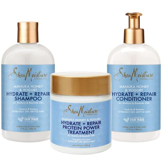 Imagem de Conjunto de shampoo e condicionador SheaMoisture Manuka Honey