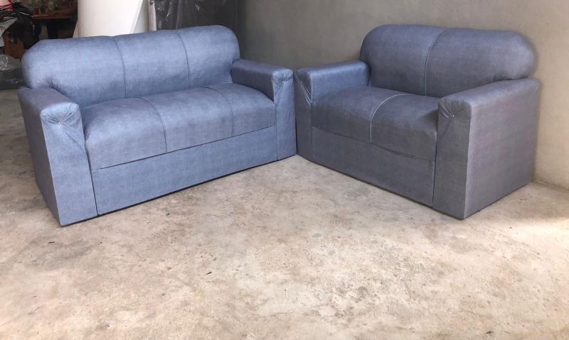 Conjunto de sofá 2 e 3 lugares xaropinho Menor preço em Conjunto de sofá 2 e 3 lugares xaropinho