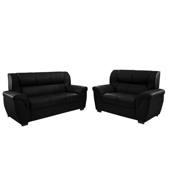 Conjunto de Sofá 3x2 Lugares Delrey FORMATO Conjunto de Sofás Magazine Luiza