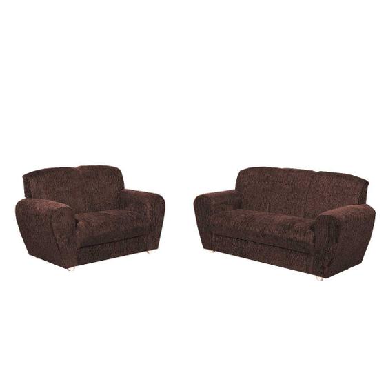 Conjunto de Sofá 5010 com 2 e 3 Lugares Tecido Suede Menor preço em Conjunto de Sofá 5010 com 2 e 3 Lugares Tecido Suede