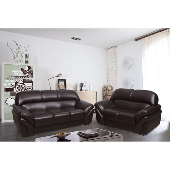 Conjunto de Sofás Lisboa 2 e 3 Lugares Café Montreal Conjunto de