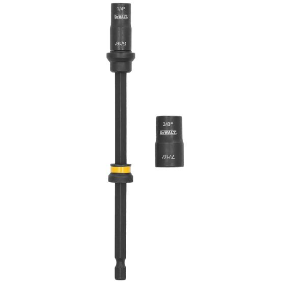 Imagem de Conjunto de Soquetes e Extensões DEWALT FLEXTORQ 4 em 1
