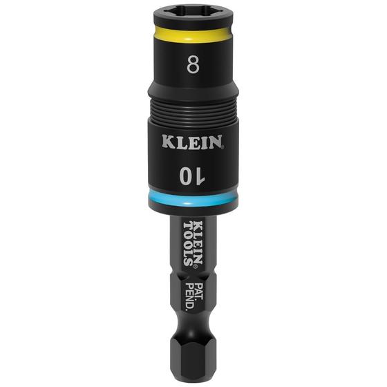 Imagem de Conjunto de soquetes Klein Tools 32931M 2 em 1 Metric Impact 8 mm e 10 mm