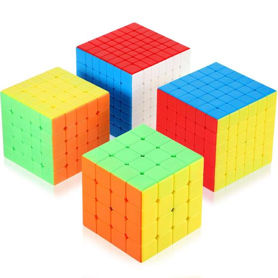 Imagem de Conjunto de Speed Cubes Gejoy 4x4, 5x5, 6x6 e 7x7 - Sem Adesivo