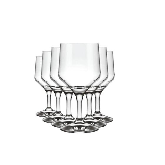 Imagem de Conjunto de Taça SM Buffet Elegante Vinho 260ml 6 Unidades Vidro Nadir