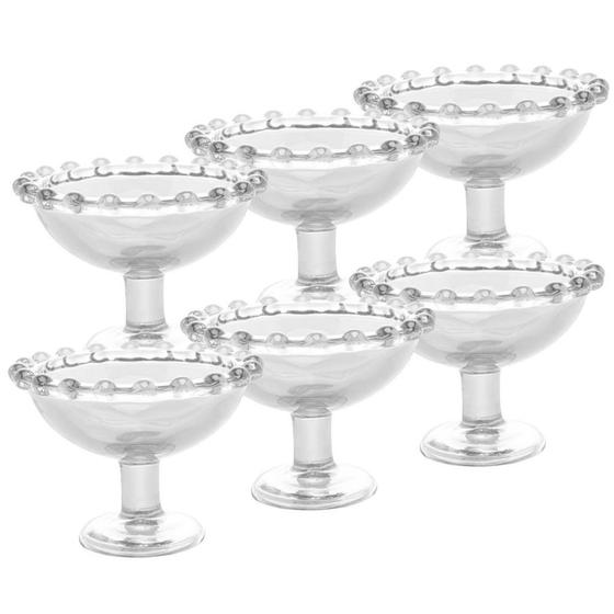 Imagem de Conjunto De Taças De Cristal Para Aperitivos Mesa Posta 8cm Com 6 Peças