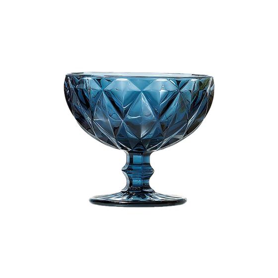Imagem de Conjunto De Taças Para Sobremesa Azul 6 Pcs Diamante