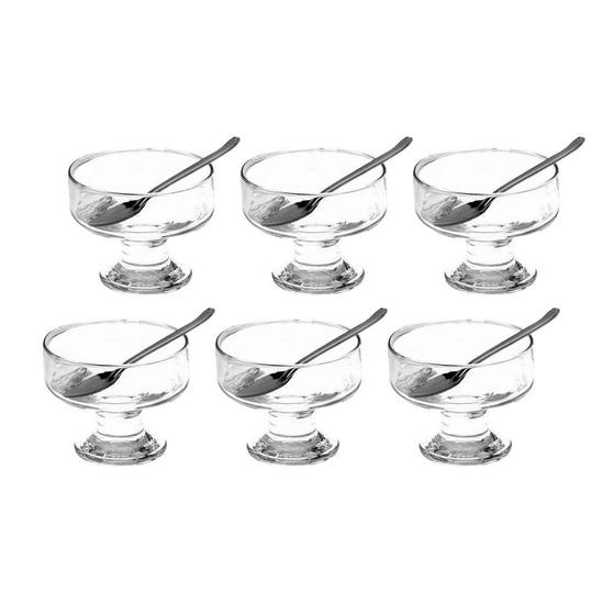 Conjunto de Taças Para Sobremesa Ruvolo de Vidro 12 Peças 225ml Menor preço em Conjunto de Taças Para Sobremesa Ruvolo de Vidro 12 Peças 225ml