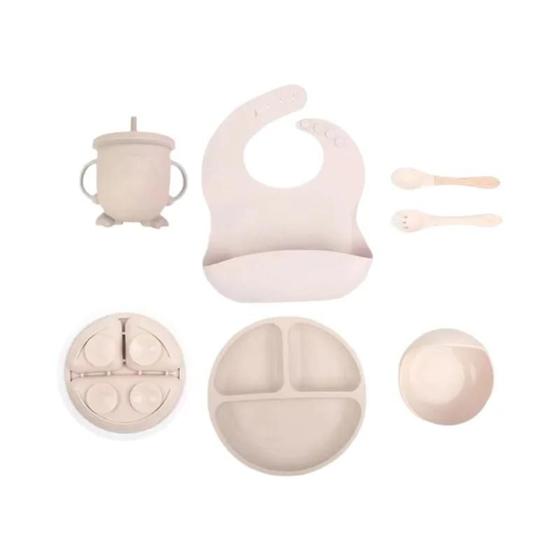 Imagem de Conjunto de Talheres de Silicone para Bebês - 6 Peças - Ideal para Treinamento Alimentar