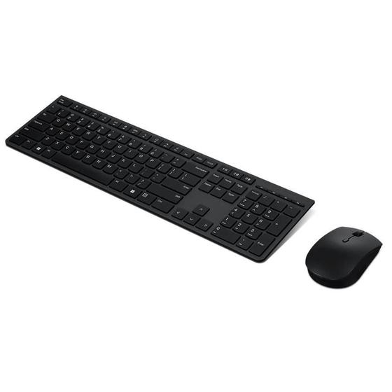 Imagem de Conjunto de teclado e mouse sem fio recarregável profissional Lenovo - 4X31K03936