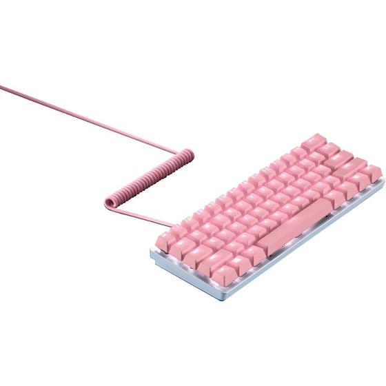 Imagem de Conjunto de teclas Razer Keycap PBT + Cabo Espiral - Quartz - RC2101491000R3X