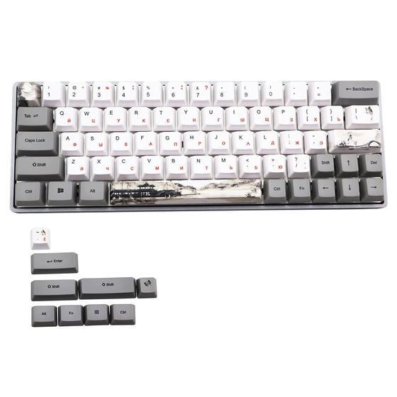 Imagem de Conjunto de teclas Wokex Russian Character Dye Subbed PBT OEM