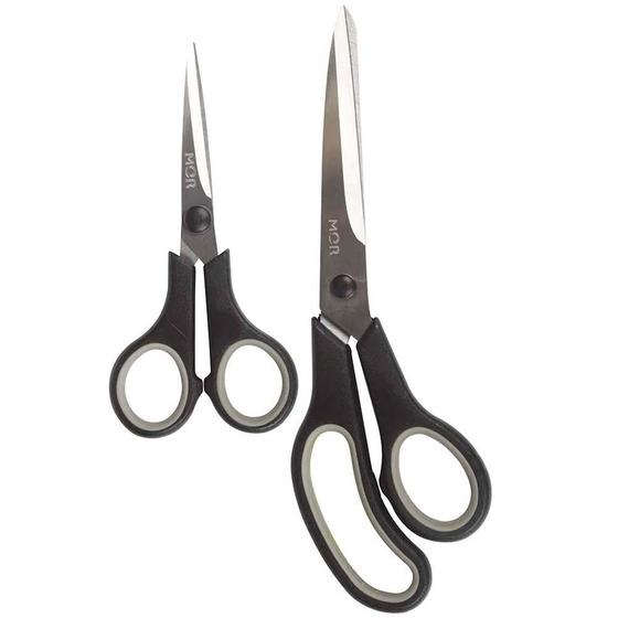 Imagem de Conjunto De Tesouras Inox Mor Kit Com 2 Tesouras