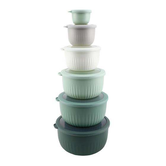 Imagem de Conjunto de Tigelas de Preparação COOK WITH COLOR - 12 Peças com Tampas