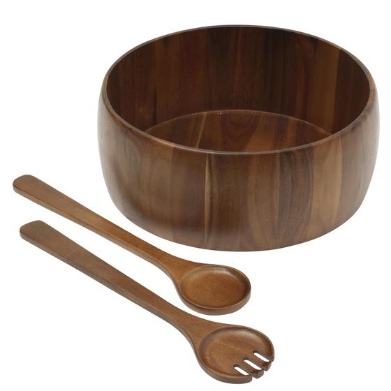 Imagem de Conjunto de Tigelas para Salada Gibson Home Laurelton - Madeira de Acácia