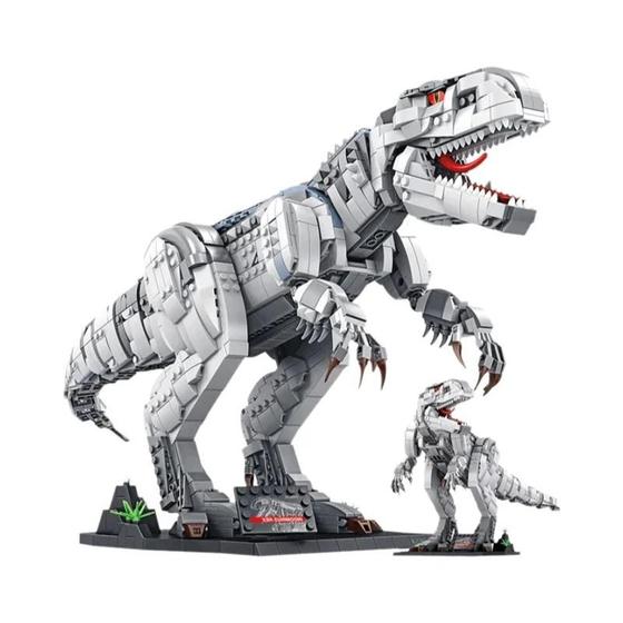 Imagem de Conjunto De Tijolos Tyrannosaurus Rex Jurassic Park Dinosaur World Blocos De Construção Para Meninos