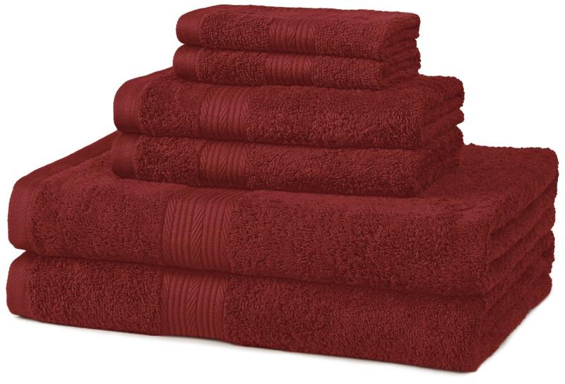 Imagem de Conjunto de Toalhas Amazon Basics - 6 Peças 100% Algodão