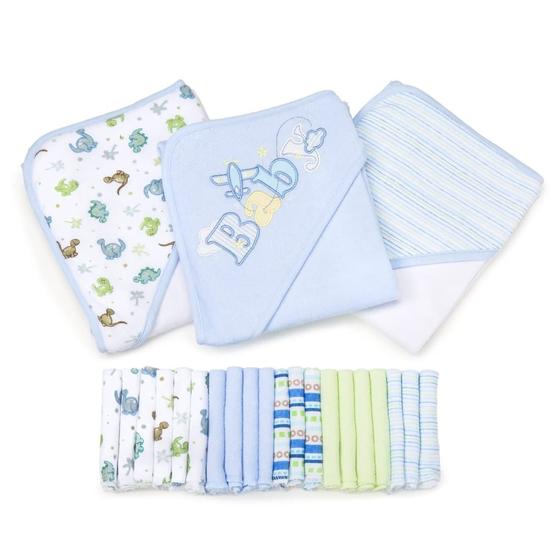 Imagem de Conjunto de Toalhas e Panos de Banho Spasilk para Bebês - 23 Peças
