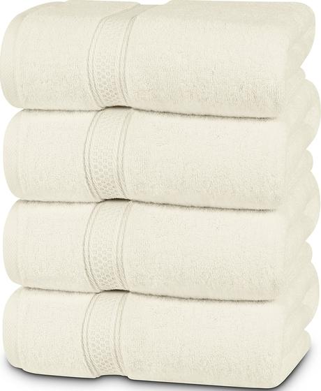 Imagem de Conjunto de Toalhas Utopia Towels - 100% Algodão Egípcio - 600 g/m² - Pacote com 4