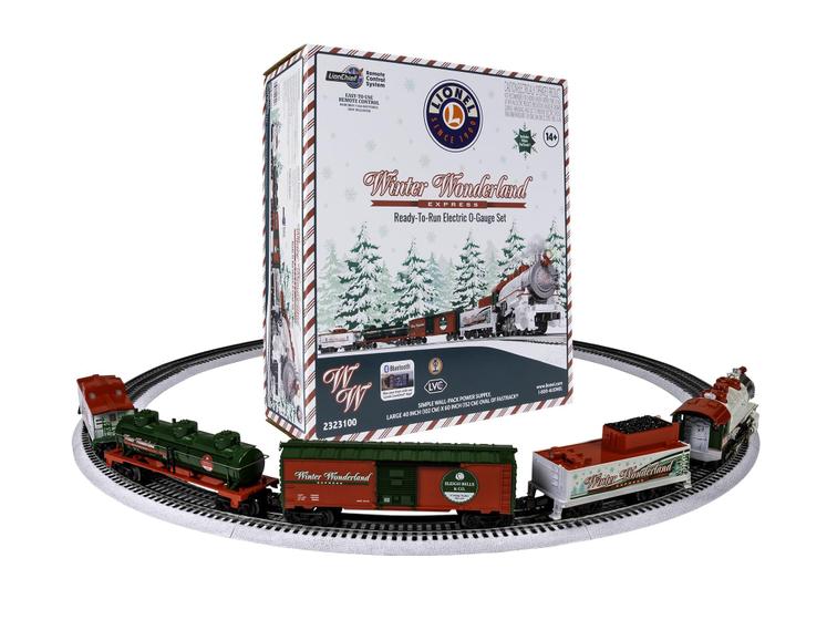 Imagem de Conjunto de trem Lionel Winter Wonderland LionChief 5.0 elétrico