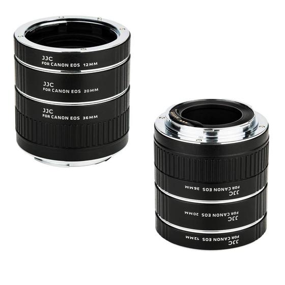 Imagem de Conjunto de Tubos de Extensão JJC para Canon EOS 90D e 80D - Foco Automático