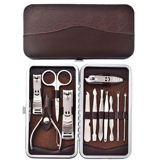 Imagem de Conjunto de Unhas Completo com Tesoura e Alicate Portátil