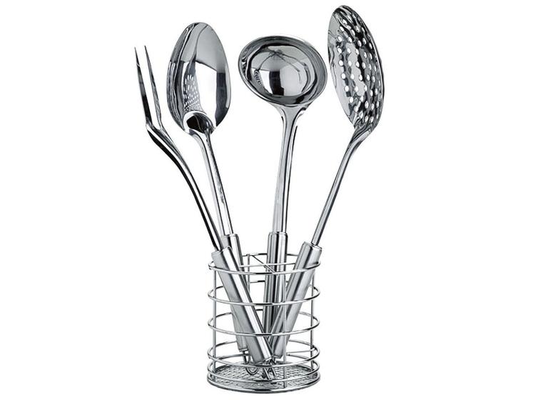 Imagem de Conjunto de Utensílios 5 Peças Inox