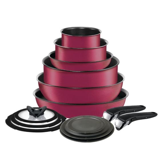 Imagem de Conjunto de Utensílios de Cozinha T-Fal Ingenio Expertise 14 Peças - Indução