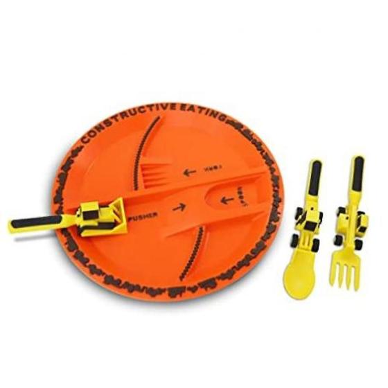 Imagem de Conjunto de Utensílios e Pratos para Crianças - Design Combinado