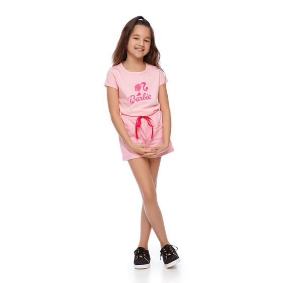 Imagem de Conjunto de Verão Rosa bb Barbie   meninas 2 ao 16