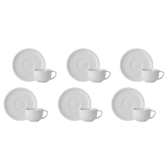 Imagem de Conjunto de Xícara de Cafezinho com Pires 06 Peças Oca Schmidt