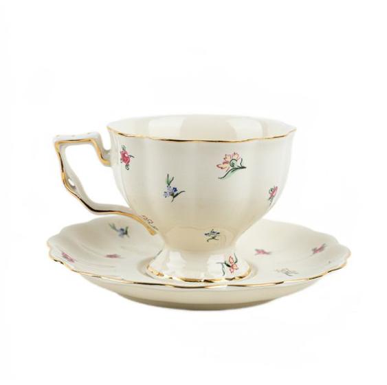 Imagem de Conjunto de xícaras e pires de chá Wokex Porcelain Teacup 220mL